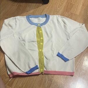 Colorful Women's Cardigan Sweater